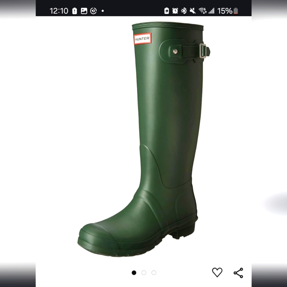 Hunter Green Original tall boots - Women